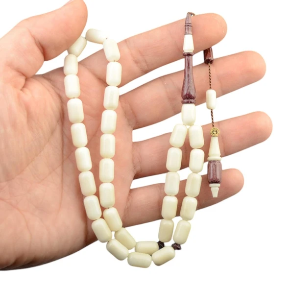 Kapsül Kesim 11x7 mm Morgül Ağacı Detaylı Sistem Püsküllü Narçıl Tesbih ürün görseli 1