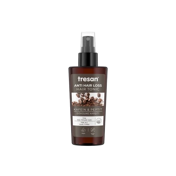 Tresan Kafein & Peptit Dökülme Karşıtı Vegan Saç Toniği 125 Ml