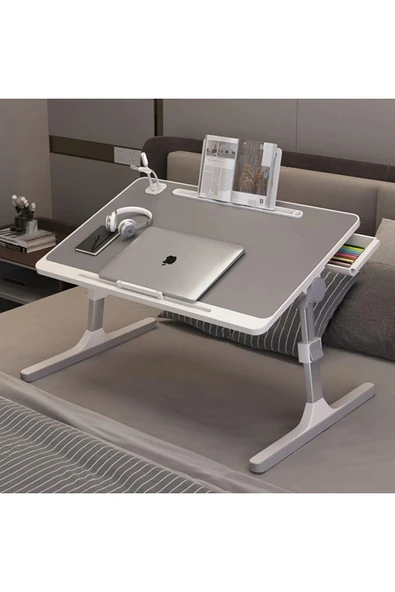 TechTic Çok Amaçlı Yükseklik Ayarlı Fanlı Laptop Standı Katlanabilir Soğutuculu Notebook Sehpası - 6