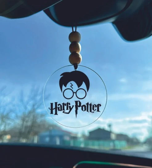Harry Potter Tasarımlı Pleksi Araba Süsü