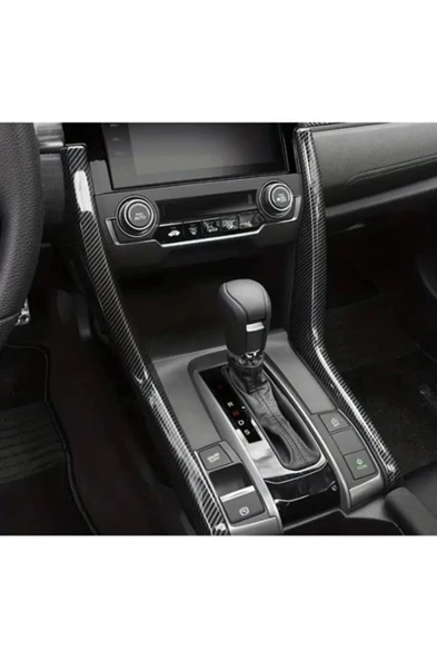 Honda Civic Fc5 Fk7 2016 - 2021 Için Karbon Fiber Sağ Ve Sol Direkler - Resim 2