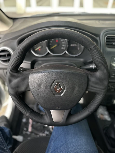 Renault Symbol 2016 Araca Özel Direksiyon Kılıfı - Resim 6