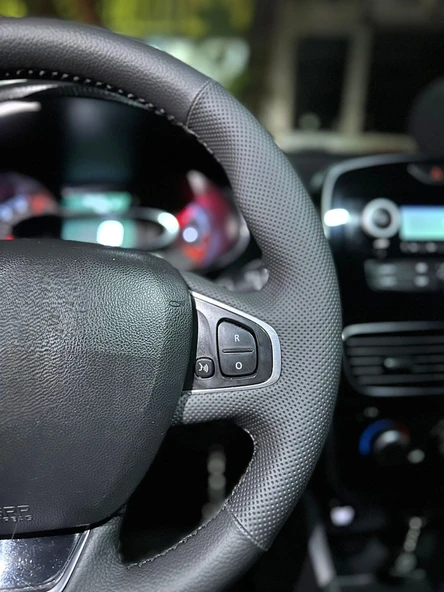 Clio 4 FAZ 2 Araca Özel Direksiyon Kılıfı AÇIKLAMAYI OKUYUN - Resim 4