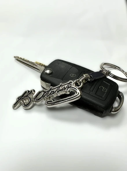 K.ATATÜRK 3D Gümüş Renk Oto Anahtarlık ürün görseli