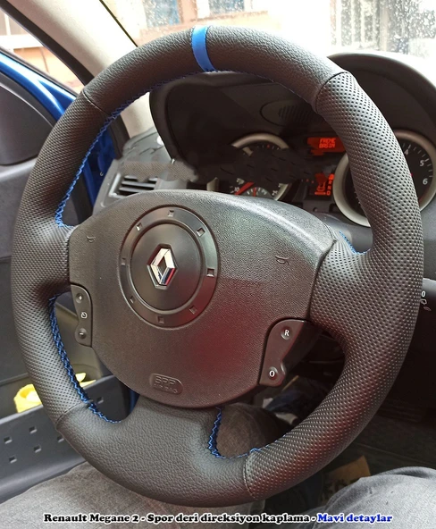 Megane 2 Araca Özel Direksiyon Kılıfı ürün görseli