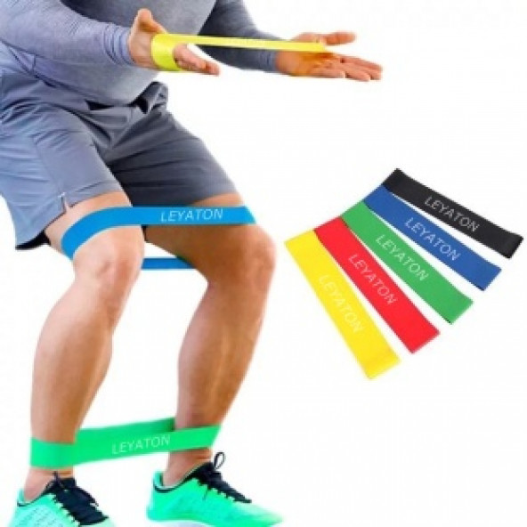 Latex Aerobik ve Yoga Bandı 5 Li - 2
