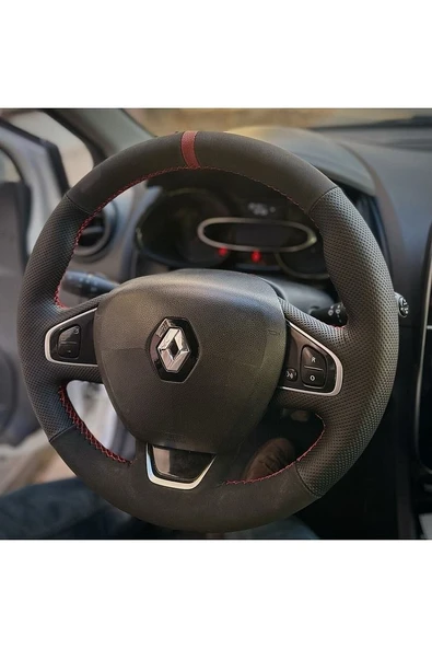 Clio 4 Faz 2 Araca Özel Direksiyon Kılıfı (ARACINIZIN DİREKSİYONUYLA TEYİT EDİNİZ) - 3
