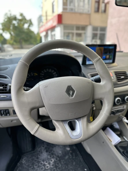 Fluence Araca Özel Direksiyon Kılıfı Tuşsuz Kapaklı Aracınızın Direksiyonuyla Teyit Ediniz - Resim 4