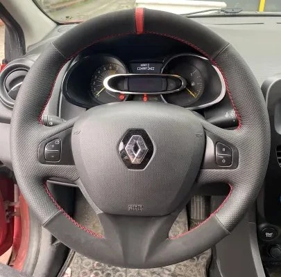 Clio 4 FAZ 1 2014-2017 Araca Özel Direksiyon Kılıf TEYİT EDİNİZ DİREKSİYONUNUZLA - Resim 2