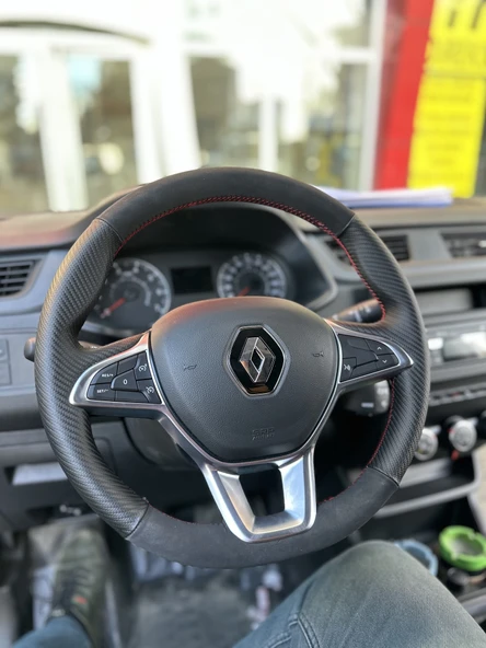 Taliant Araca Özel Tam Uyumlu Direksiyon Kılıfı - Resim 3