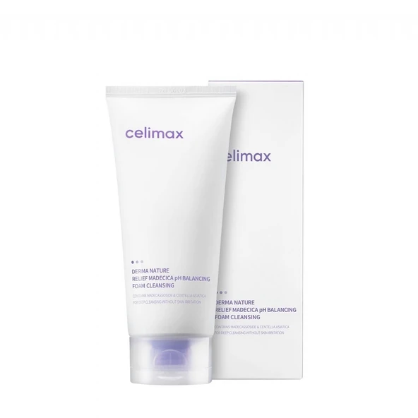 CELIMAX RELIEF MADECICA pH BALANCING FOAM CLEANSING (Dengeleyici Köpük Temizleyici) (GLOBALCARE) ürün görseli 1