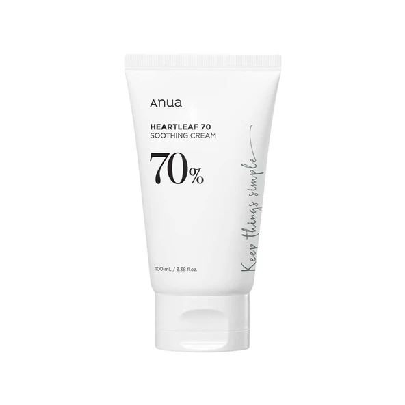 ANUA HEARTLEAF 70% SOOTHING CREAM (Yatıştırıcı Krem) (GLOBALCARE)