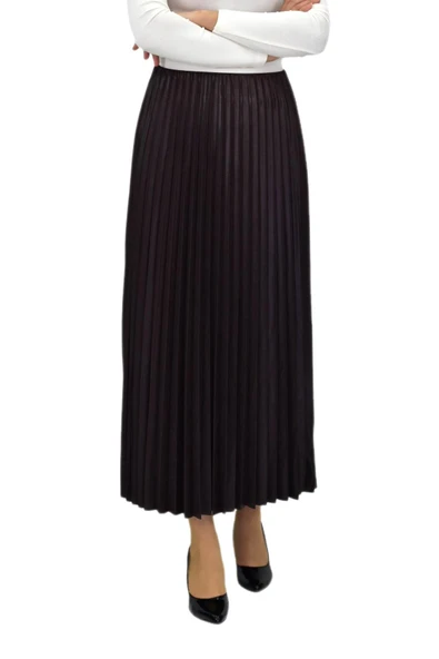 Kadın Piliseli Lastikli Etek  BGL-ST04244 - Resim 2