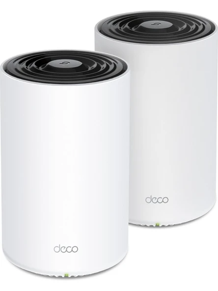 TP-Link Deco PX50(2-Pack), AX3000 + G1500, 1 GHz CPU, Powerline/Mesh, Yapay Zeka Desteği, Gigabit Portları, 150 Cihaza Kadar Bağlantı, 420 m² 'ye Kadar Kapsama, Powerline Mesh WiFi 6 Sistemi - 3