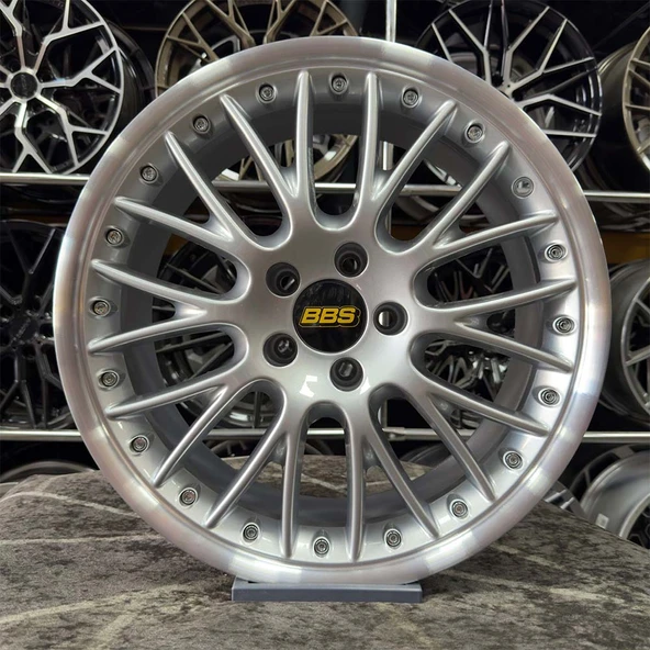 18" (inç) 5x100 BBS SPEEDLİNE POLO İBİZA EGEA UYUMLU Gümüş Jant Modeli Volkswagen Seat Fiat