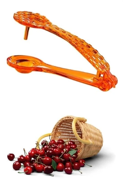 Pratik Kolay Zeytin ve Vişne Çekirdeği Çıkarma Aleti Aparatı - Resim 3