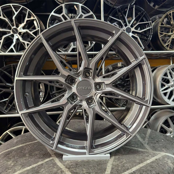 17" (inç) 5x100 ARCEO MARSEİLLE POLO İBİZA EGEA UYUMLU Titanyum Elmas Kesim Jant Modeli Volkswagen S