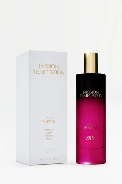 ZARA PASSION TEMPTATION EDP 80 ML - Resim 2