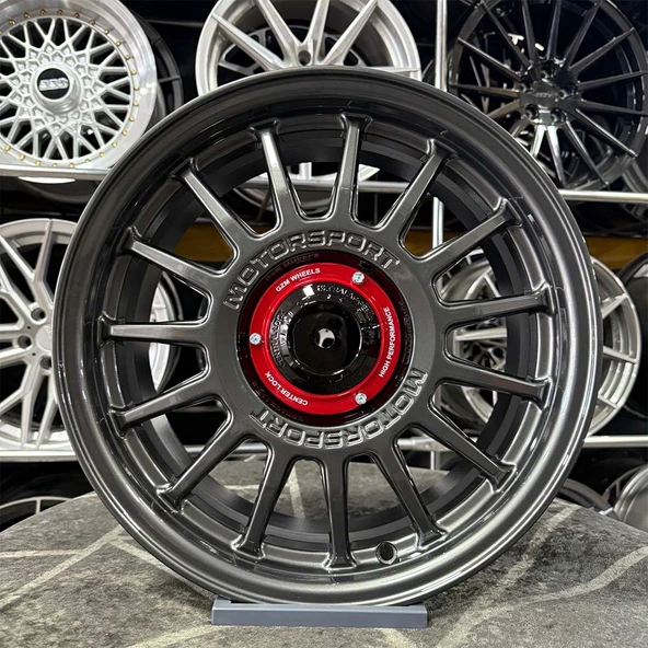 16 inç 4x100 MOTORSPORT Gun Metal Jant Modeli