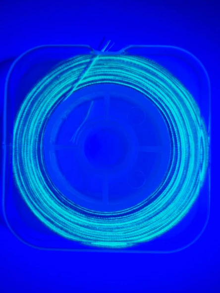 Eagenset Hazır Çapari Kombini Ultraviyole Uv Neon Fıstık Yeşili Makara - 4