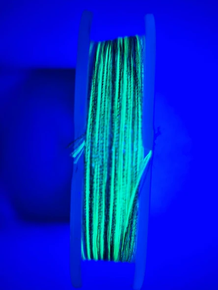 Eagenset Hazır Çapari Kombini Ultraviyole Uv Neon Fıstık Yeşili Makara - 6