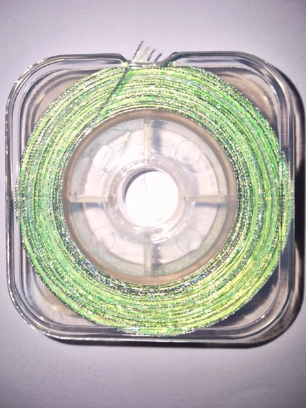 Eagenset Hazır Çapari Kombini Ultraviyole Uv Neon Fıstık Yeşili Makara - 3