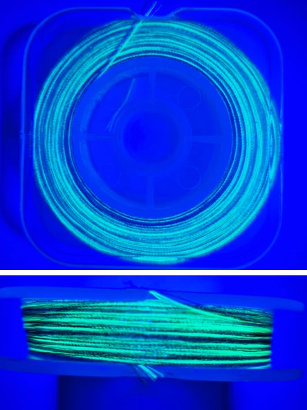 Eagenset Hazır Çapari Kombini Ultraviyole Uv Neon Fıstık Yeşili Makara - 2