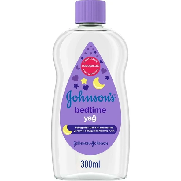 Johnsons Baby Bebek Yağı 300ML Bedtime (Uyku Rutini) (4 Lü Set) - Resim 2