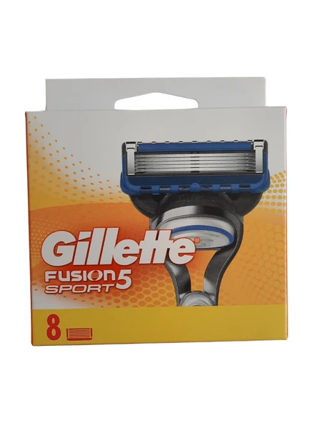 Gillette Fusion 5 Sport 8'li Yedek Tıraş Bıçağı