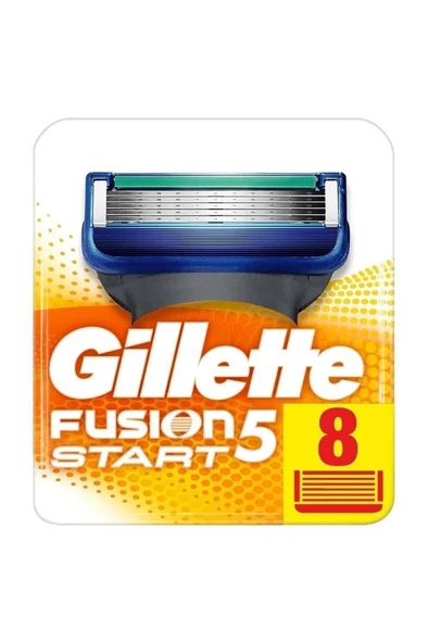 Gillette Fusion 5 Start 8'li Yedek Tıraş Bıçağı