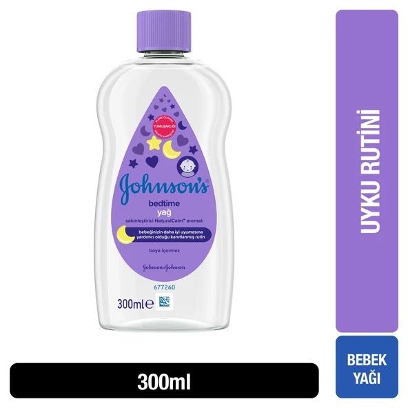 Johnsons Baby Bebek Yağı 300ML Bedtime (Uyku Rutini) (5 Li Set) - 3