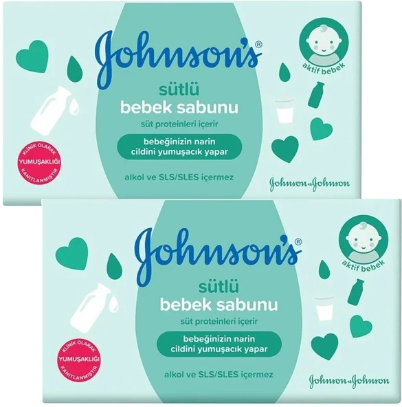 Johnsons Baby Bebek Sabunu 90GR Sütlü 10 Lu Set (5PK*2) - 3