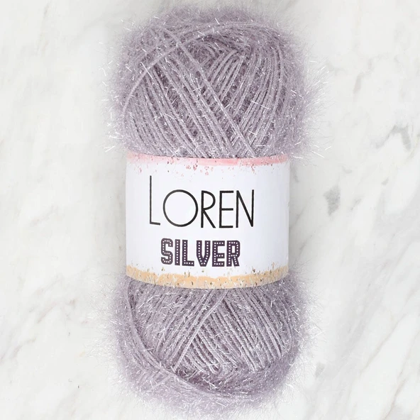 Loren Silver Gri El Örgü İpi - RS0006 - 34097