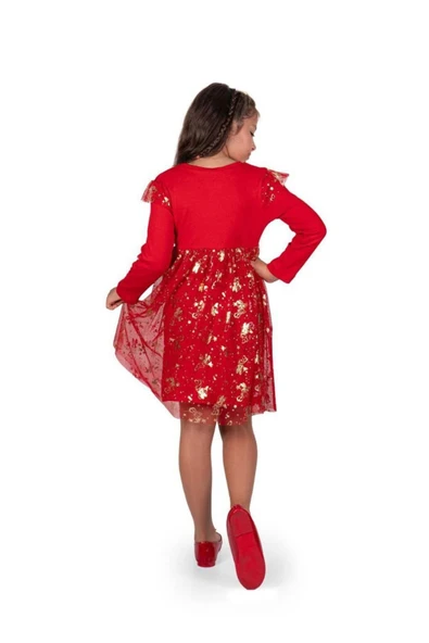 Unıcorn Elbisesi Parti Kıyafeti Dogum Günü ve Gösteri Elbisesi Kostümü - 3