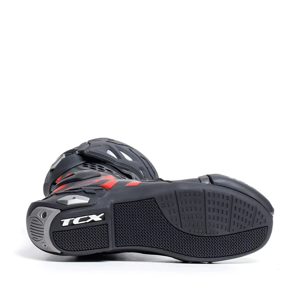TCX RT-RACE ÇİZME SİYAH-KIRMIZI - 4