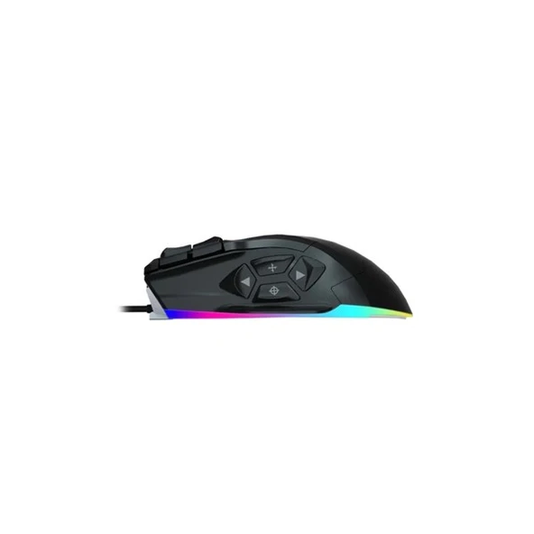 LENOVO LECOO MG1102 USB RGB Led Aydınlatmalı 8200dpi Mouse Pad Hediyeli Gaming Optic Siyah Mouse - 4