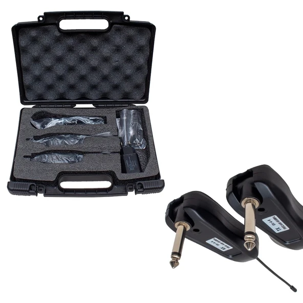 MAGICVOICE MV-19592 UHF GİTAR TİP KABLOSUZ MİKROFON ÜÇLÜ SET (4172) - 2