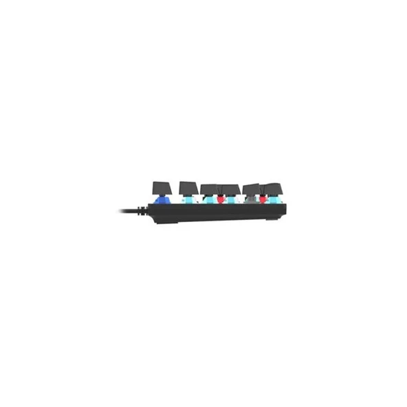 LENOVO LECOO KG1101 USB Q Trk RGB Led Aydınlatmalı Mekanik Siyah Gaming Klavye - 7