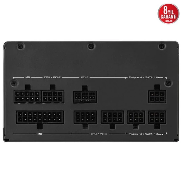 ASUS 850W 80+ GOLD PRIME AP-850G PCIE 5.0 TAM MODÜLER POWER SUPPLY - Resim 9