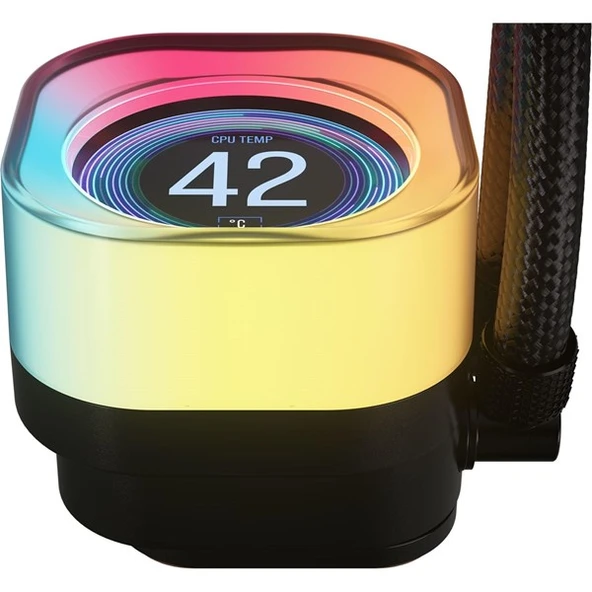 CORSAIR 240MM TITAN 240RX LCD CW-9061022-WW AM5-1851P  RGB SIVI SOĞUTMALI İŞLEMCİ FANI - 6