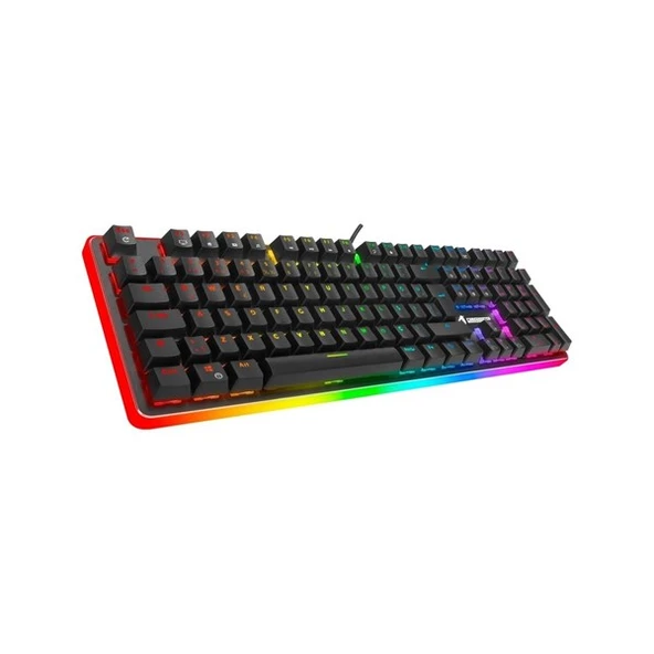 GameBooster G918 Fire Storm RGB Blue Switch Mekanik Beyaz Oyun Klavyesi - Resim 5