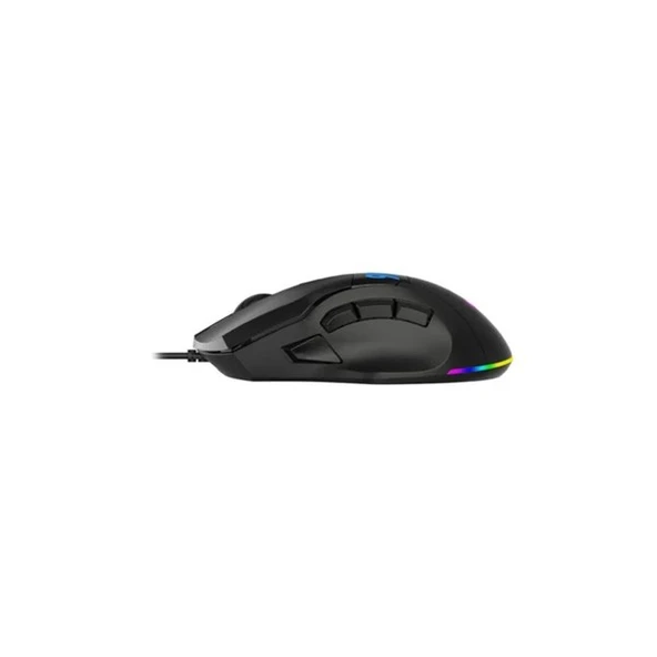 LENOVO LECOO MS130 USB RGB Led Aydınlatmalı 7200dpi Gaming Optic Siyah Mouse - Resim 6