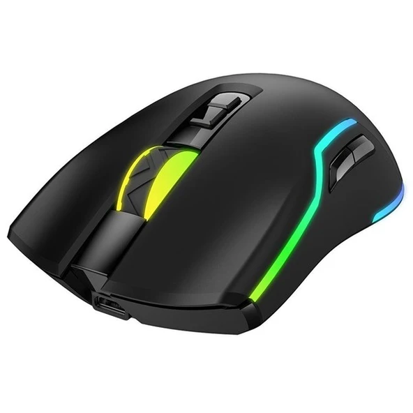 GameBooster M18 Inferno 2.4ghz RGB Aydınlatmalı Siyah Profesyonel Gaming Mouse - Resim 3