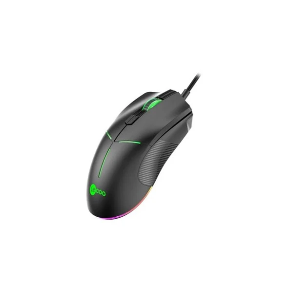 LENOVO LECOO MS109 USB RGB Led Aydınlatmalı 6400dpi Gaming Optic Siyah Mouse - 3