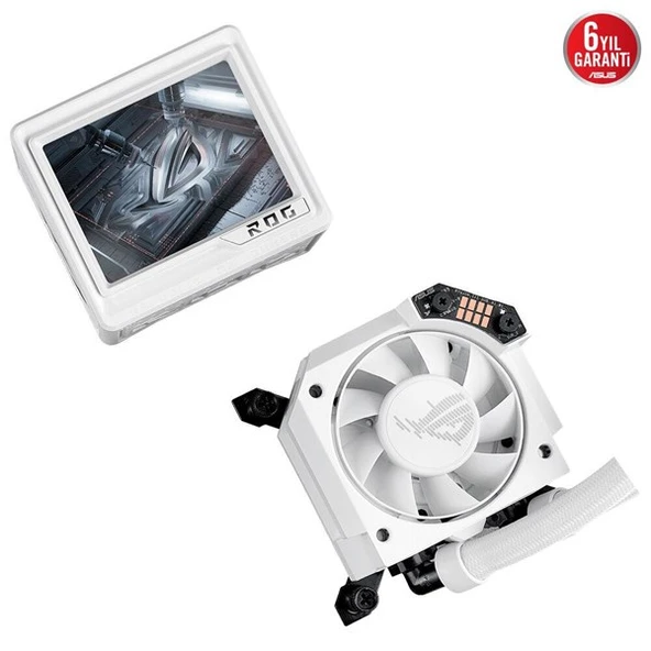 ASUS 360MM ROG RYUJIN III 360 ARGB EXTREME WHITE AM5-1851P SIVI SOĞUTMALI İŞLEMCİ FANI BEYAZ - Resim 5