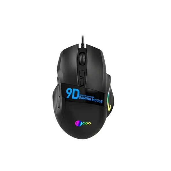 LENOVO LECOO MS130 USB RGB Led Aydınlatmalı 7200dpi Gaming Optic Siyah Mouse ürün görseli