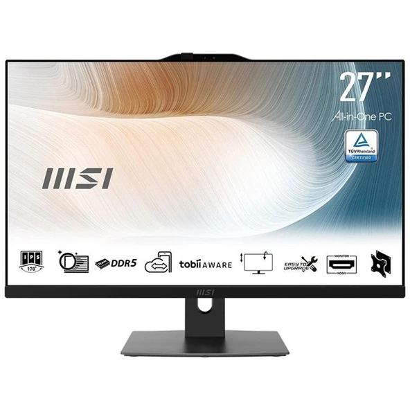 MSI 27" MODERN AM272P 12M-690XTR CORE i7 1255U-32GB RAM-1TB NVME-FDOS - 1