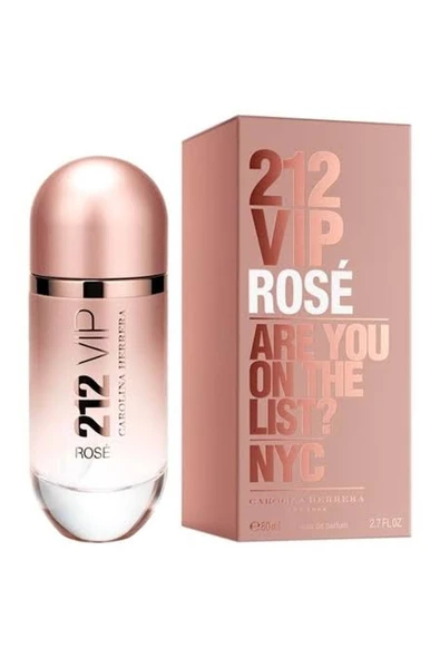 Carolina herrera  vip rose edp 80ml kadın parfüm