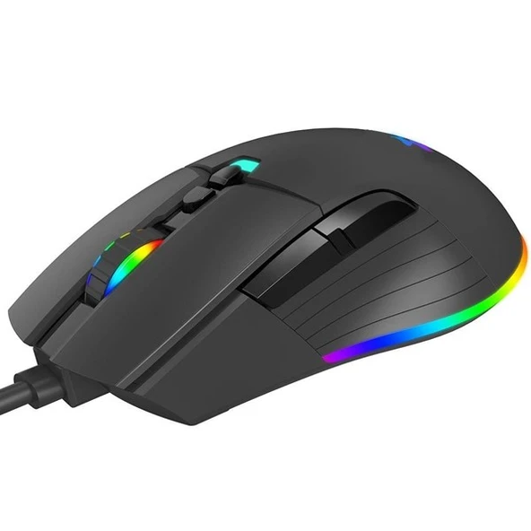 GameBooster M12 Vital RGB Aydınlatmalı Siyah Profesyonel Gaming Mouse 12800dpi - Resim 3