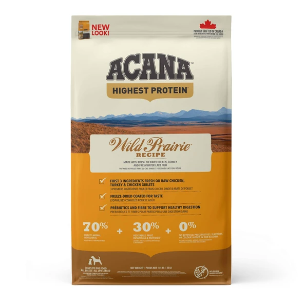 Acana Regionals  Wild Prairie Yetişkin Köpek Maması 11,4 Kg ürün görseli